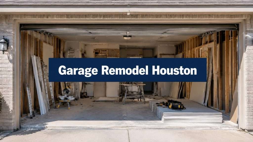 garage remodel houston renovation project Garage Remodel Houston: Costs, Permits, and Planning Guide You've run out of room. The family's bikes are leaning against the freezer, holiday storage has taken over the parking bays, and one person is trying to work beside a stack of boxes. A garage remodel in Houston can solve that pressure, but only if you treat the project as construction, not decoration. The moment a garage becomes conditioned, habitable, or plumbed space, the slab, moisture, floodplain status, parking, structure, and permits all matter. garage remodel houston renovation project Garage Remodel Houston: Costs, Permits, and Planning Guide You've run out of room. The family's bikes are leaning against the freezer, holiday storage has taken over the parking bays, and one person is trying to work beside a stack of boxes. A garage remodel in Houston can solve that pressure, but only if you treat the project as construction, not decoration. The moment a garage becomes conditioned, habitable, or plumbed space, the slab, moisture, floodplain status, parking, structure, and permits all matter.