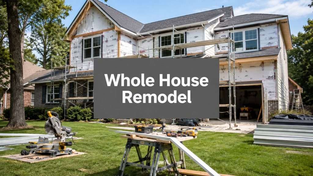 whole house remodeling houston home renovation Whole House Remodeling Houston: Costs & Planning Guide Houston's remodel market isn't being driven by taste alone. The Houston MSA added nearly 140,000 people in 2023, including nearly 40,000 from domestic migration, and the region ranked #1 nationally for single-family building permits in 2024 with 52,851 permits (GHBA economic forecast). That kind of growth changes what homeowners do with existing houses. In a city where people keep moving in, trading up, and improving older properties, whole house remodeling in Houston has become a practical response to the market, not just a design choice. whole house remodeling houston home renovation Whole House Remodeling Houston: Costs & Planning Guide Houston's remodel market isn't being driven by taste alone. The Houston MSA added nearly 140,000 people in 2023, including nearly 40,000 from domestic migration, and the region ranked #1 nationally for single-family building permits in 2024 with 52,851 permits (GHBA economic forecast). That kind of growth changes what homeowners do with existing houses. In a city where people keep moving in, trading up, and improving older properties, whole house remodeling in Houston has become a practical response to the market, not just a design choice.